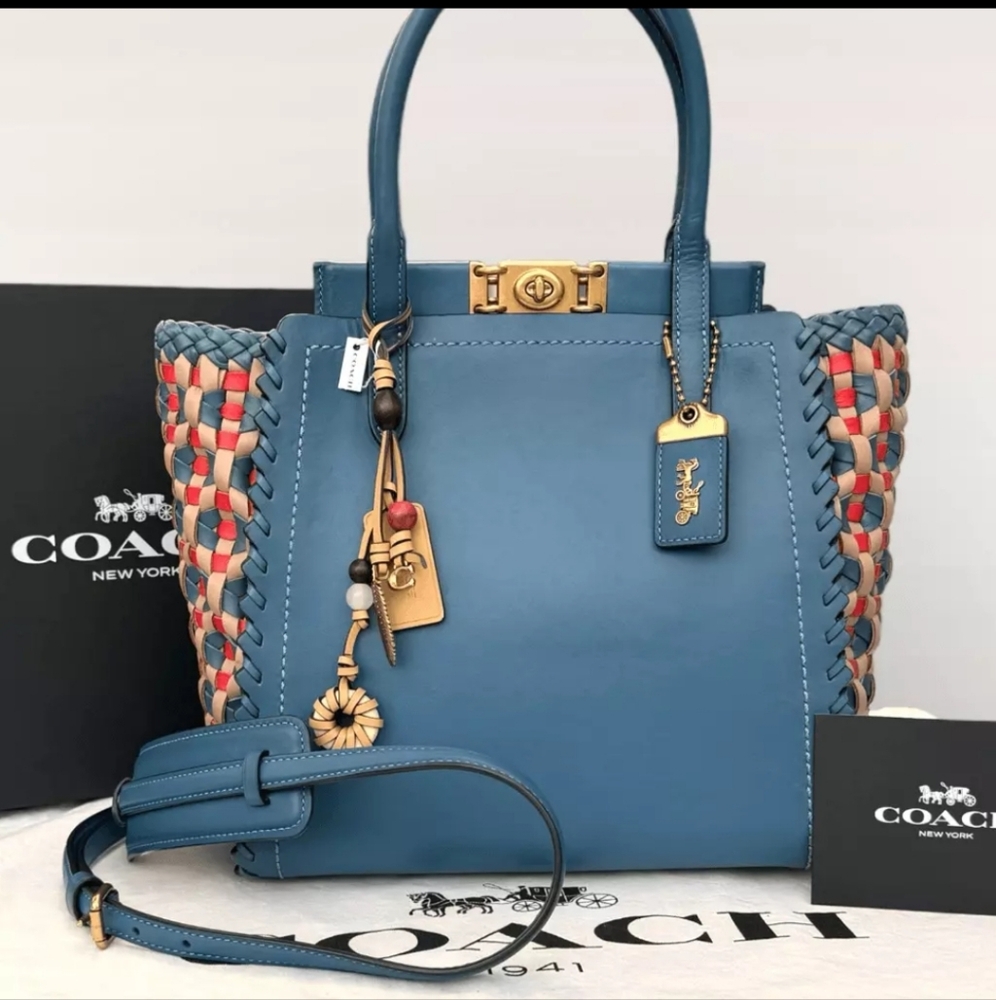 Coach Tote and Bag Charm NWOT/NWT